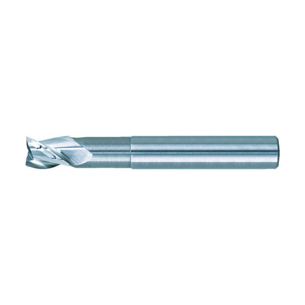 三菱マテリアル 三菱 3枚刃アルミ加工用 超硬スクエアエンドミルショット刃長(S)20mm C3SAD2000A200S18 1本 759-7754（直送品）