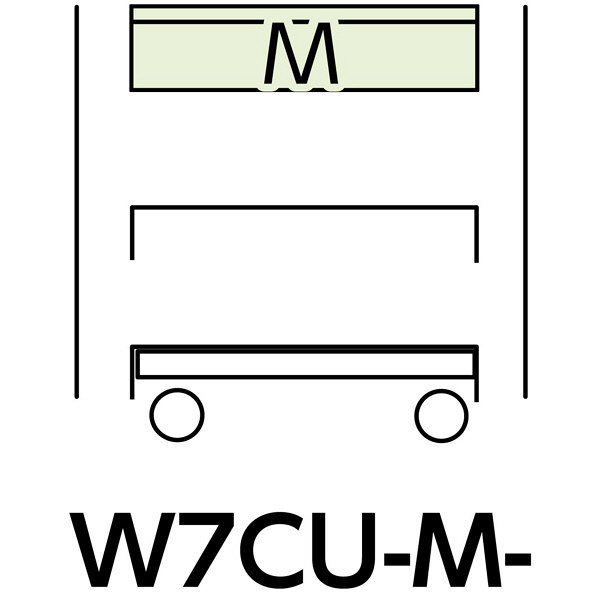 【車上渡し】スペシャルワゴン750x500移動式　W7CU-M-G（直送品）