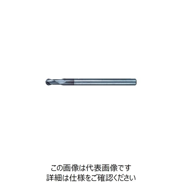 三菱マテリアル 三菱K 2枚刃DLCコーティング 超硬ボールエンドミル3mm DLC2MBR0150 1本(1個) 688-4148（直送品）