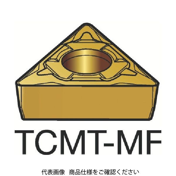 サンドビック コロターン107 旋削用ポジ・チップ TCMT 16 T3 04-MF 2025 607-6459（直送品）