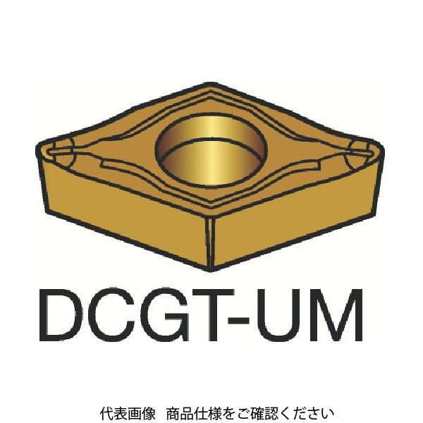 サンドビック コロターン107 旋削用ポジ・チップ DCGT 07 02 02-UM H13A 605-0123（直送品）