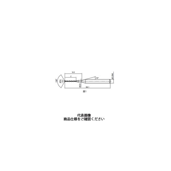 京セラ（KYOCERA） ファインマイクロドリル FDM-013M（1）:A 1本（直送品）