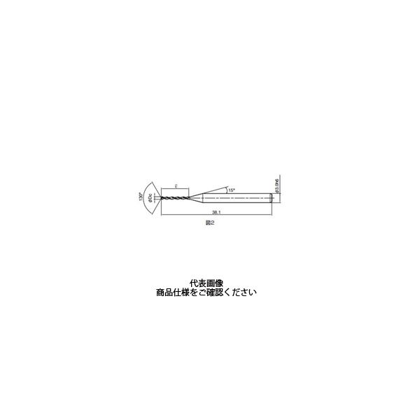 京セラ（KYOCERA） ファインマイクロドリル FDM-040M（1）:A 1本（直送品）