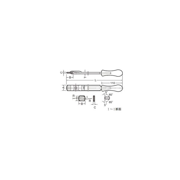 タンガロイ（Tungaloy） スクレーパ（PF） HCS-20 1個（直送品）