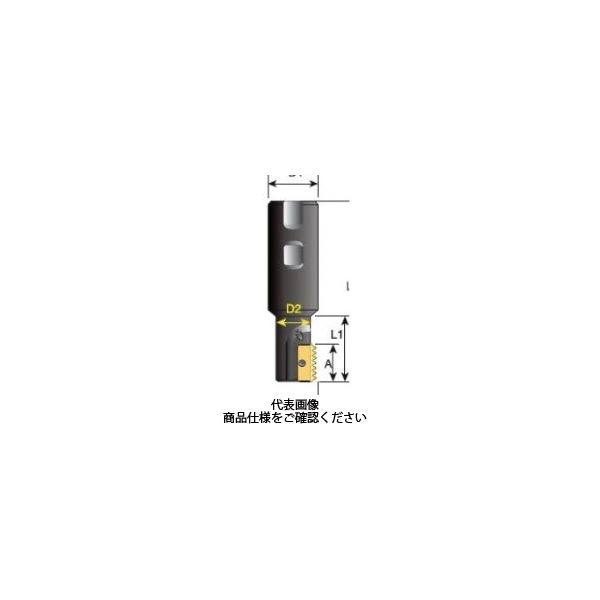 カーメックス　ミルスレッド超硬ロングシャンクツールホルダー14Ａｘ15Ｄｍｍ　SR0015K14C　1個　　（直送品）