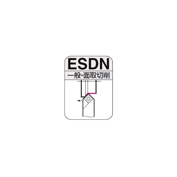 住友電工ハードメタル ホルダー ピンロックタイプ ESDNL1616H09 1本（直送品）