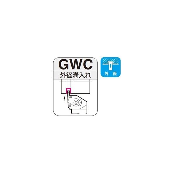 住友電工ハードメタル SEC- 溝入れバイトGWC型 GWCL1010-3 1本（直送品）