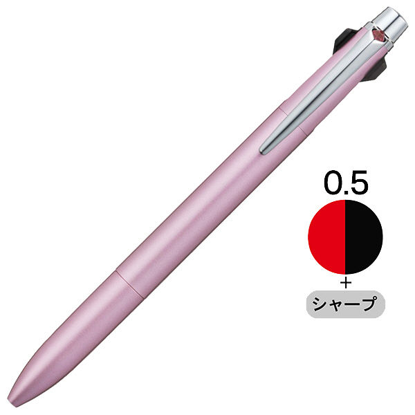 ジェットストリームプライム　多機能ボールペン　2色+シャープ　0.5mm　MSXE3-3000-05　ライトピンク　三菱鉛筆uni　（直送品）