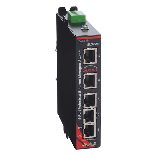Red Lion Controls 産業用マネッジドイーサーネットスイッチ SLX-5MS-1 1台（直送品）