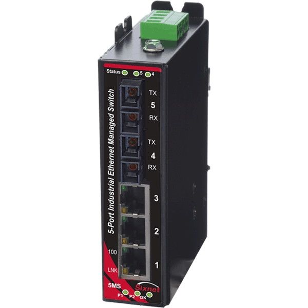 Red Lion Controls 産業用マネッジドイーサーネットスイッチ SLX-5MS-5ST 1台（直送品）