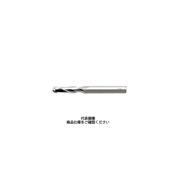 三興製作所(S&K) ハイスボールエンドミル 2枚刃ボールレギュラ刃 BER16.5 1本（直送品）