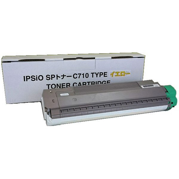 レーザートナーカートリッジ IPSiO SP トナーイエロー C710タイプ 汎用品（直送品）