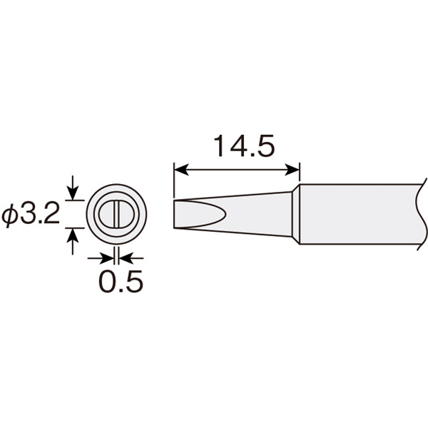 ホーザン ビット HSー145 HS-145 1個（直送品）