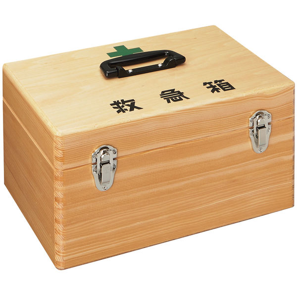 松吉医科器械 マイスコ木製救急箱（大） MY-4700 1箱（2個入） 10-3095-01　　マツヨシカタログ（直送品）