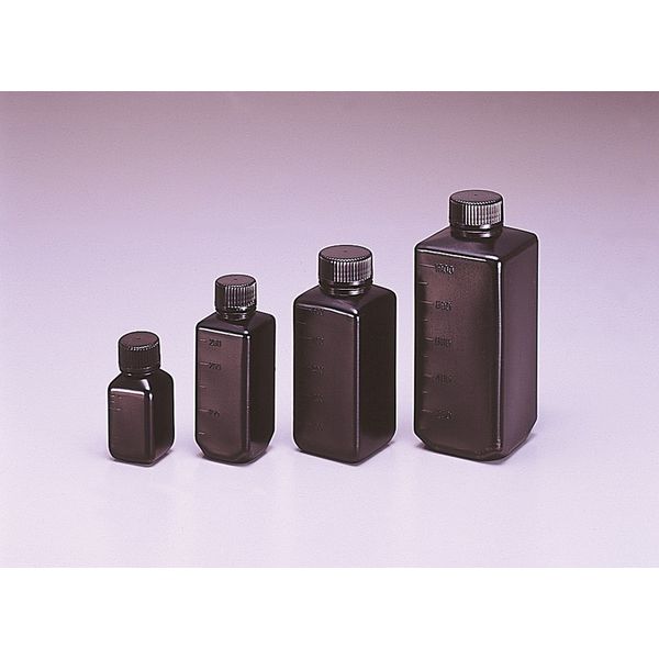 コクゴ Jボトル黒色 角細口瓶 1L （50本入） 101-81904 1箱（50個）（直送品）