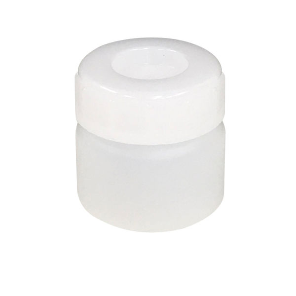 コクゴ PE広口瓶 白 30ml 101-5840102 1セット(100個:1個×100本)（直送品）