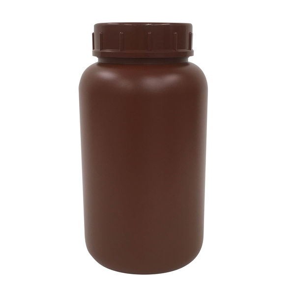 コクゴ PE広口瓶 茶 2L 101-5850702 1セット（10個：1個×10本）（直送品）