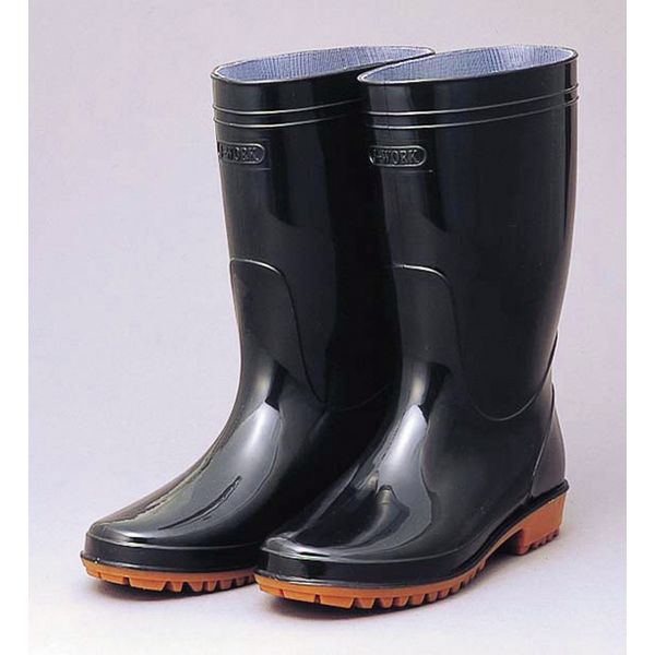 コクゴ 耐油長靴 JW-707 黒 23.5cm 104-9330204 1セット（2足）（直送品）