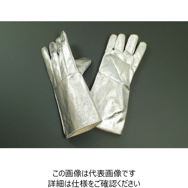 コクゴ アルミ耐熱手袋 2本指 104-05101 1双（直送品）
