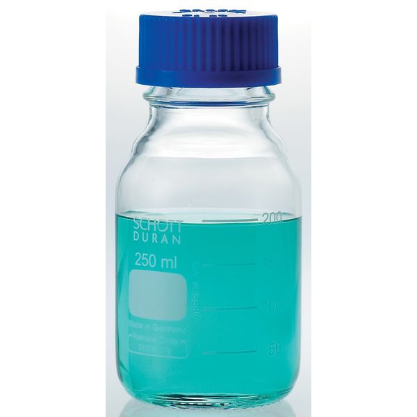 コクゴ ねじ口瓶（デュラン） 青キャップ付 1000ml （10本入） 110-16506 1箱（10個）（直送品）