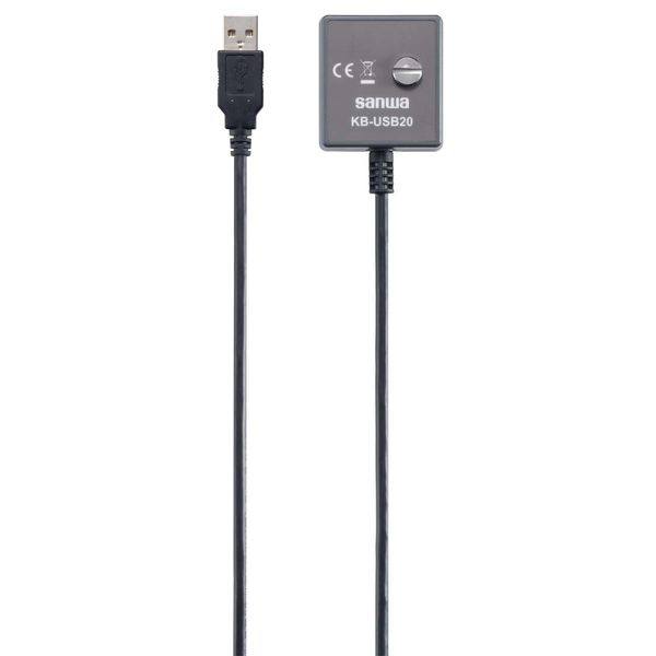 三和電気計器 ＰＣ接続用光リンクケーブル（PC20シリーズ用） KB-USB20 1台
