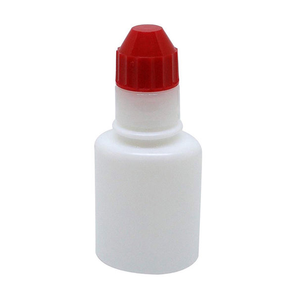 エムアイケミカル 点眼容器フレッシュ（未滅菌） 原色白/赤 4641 1セット（300本:100本入×3袋） 08-3025-05-05（直送品）