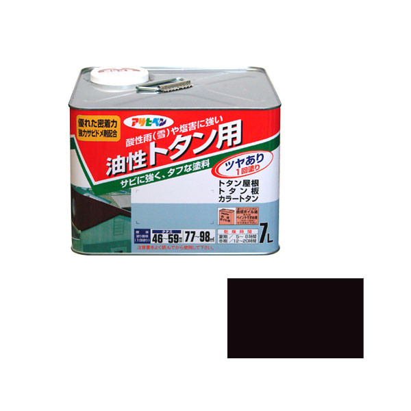 アサヒペン　AP　トタン用　7L　新茶　9010291　（直送品）