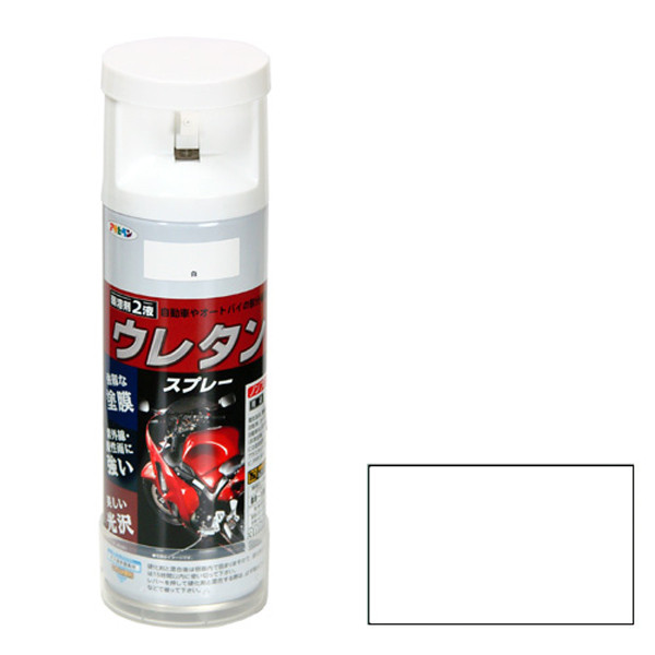 アサヒペン　AP　2液ウレタンスプレー　300ML　白　9010262　（直送品）