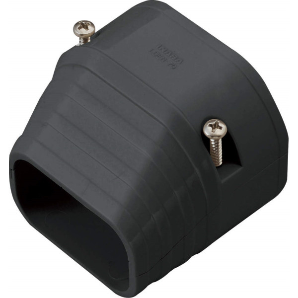 因幡電機産業 端末カバー LDENー90 黒 LDEN-90-K 1セット(10個)（直送品）