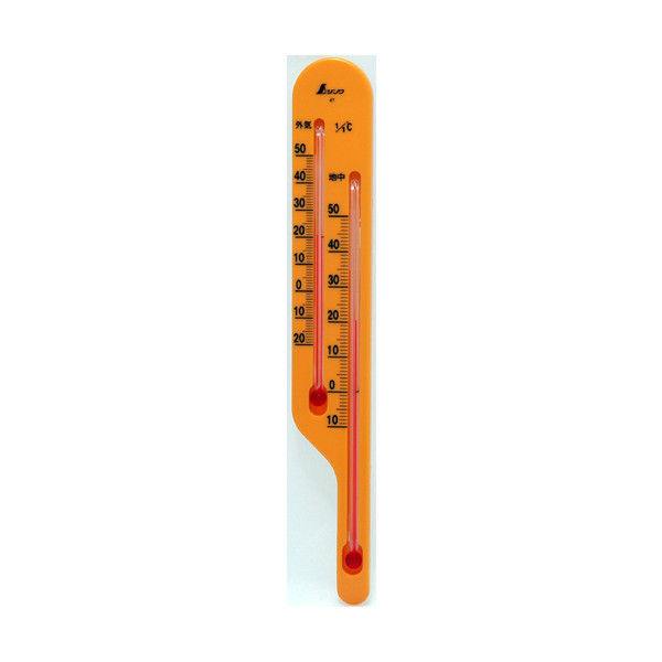 地温計　O-4　地温気温用　イエロー　72636　1セット（20個）　シンワ測定　（直送品）