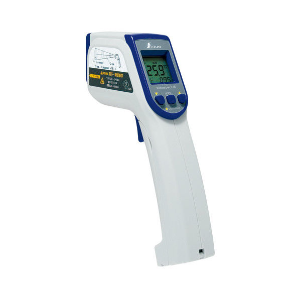 シンワ測定 放射温度計　C　レーザーポイント機能付　放射率可変タイプ 73014 1台