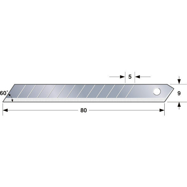 カッター　替刃小　10枚入　LB-30P　1セット（50個）　TJMデザイン　（直送品）