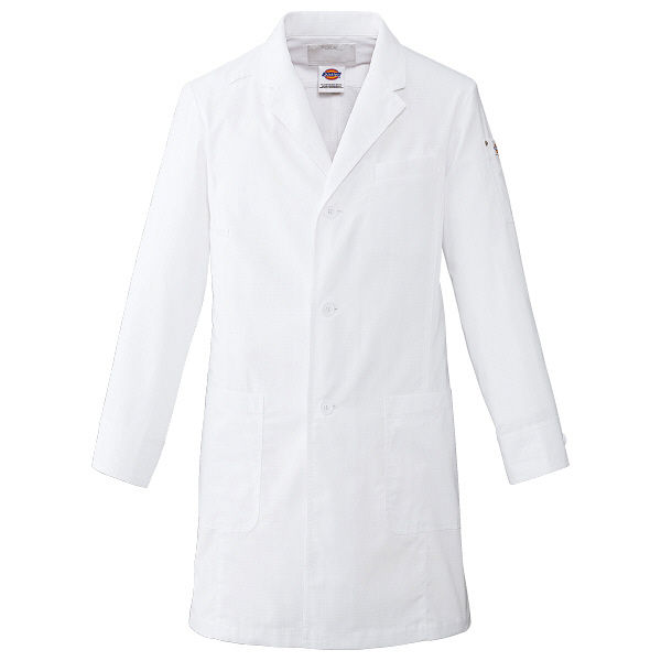 フォーク ディッキーズ 医療白衣 メンズシングルコート 1537PR ホワイト M 1枚（直送品）