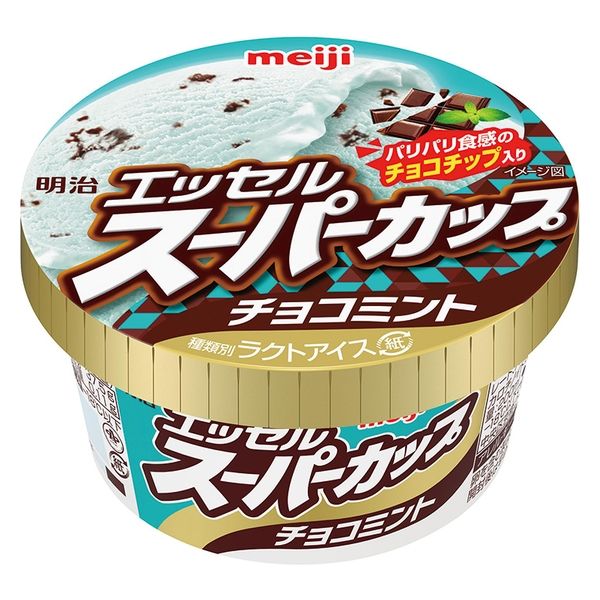 「業務用」[冷凍] 明治 エッセルスーパーカップ チョコミント 200ml×24個 4902705044012 1箱(24個)（直送品）