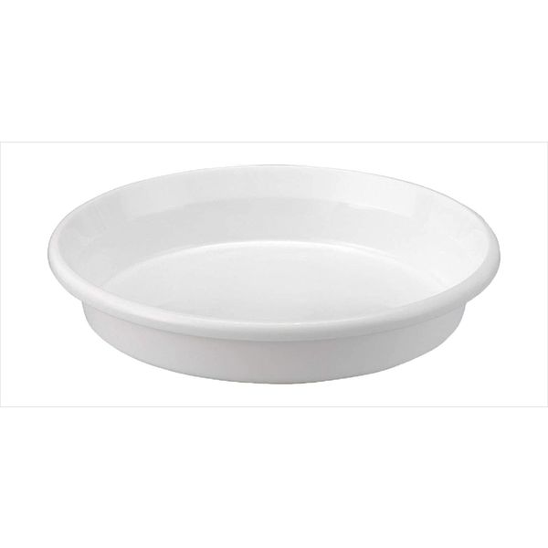 アップルウェアー 鉢皿Ｆ型　８号　ホワイト 4905980475014 1個（直送品）