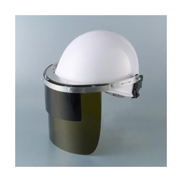 エスコ #3/8/10 ヘルメット取付型溶接面(二重レンズ/ミゾ無 EA800KA-13 1個（直送品）