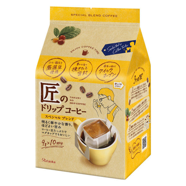 【ドリップコーヒー】片岡物産 匠のドリップコーヒー スペシャル ブレンド 1パック（10袋入）