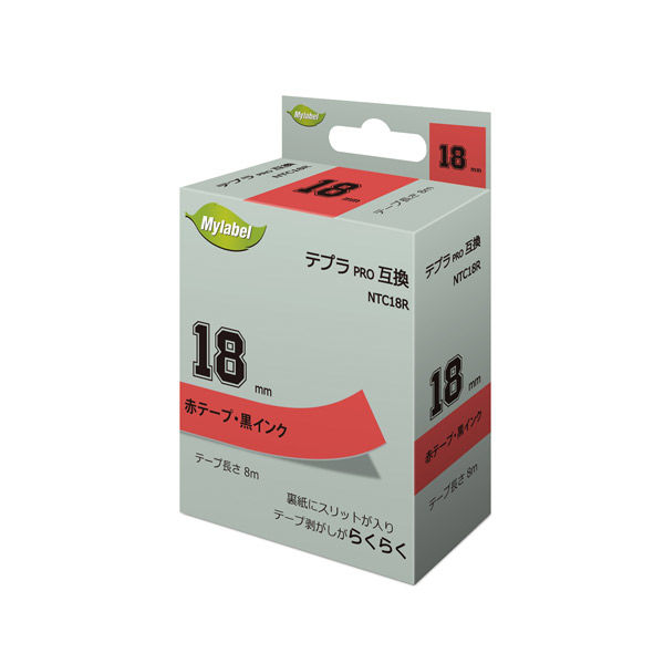 日本ナインスター テプラ互換　（ＳＣ１８Ｒ用） NTC18R 3個（直送品）