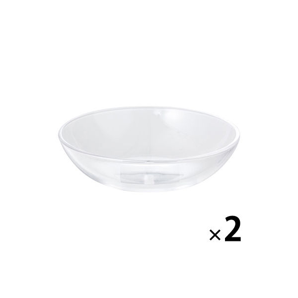 無印良品 ガラス小鉢 約直径15cm 1セット（2個） 良品計画