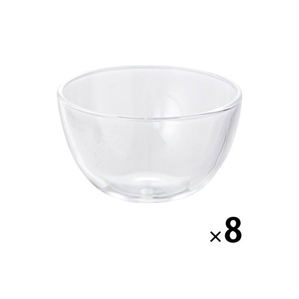 無印良品 ガラス豆鉢 約直径9.5cm 1セット（8個） 良品計画