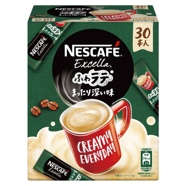 【スティックコーヒー】ネスレ日本 ネスカフェ エクセラ ふわラテ まったり深い味 1箱（30本入）