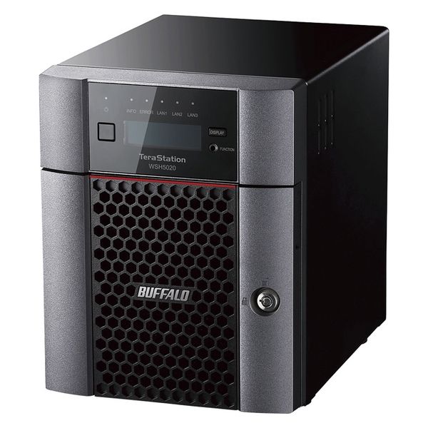 NAS（ネットワークハードディスク）8TB 4ドライブ テラステーション HDD WSH5420DN08S2 1台 バッファロー（直送品）