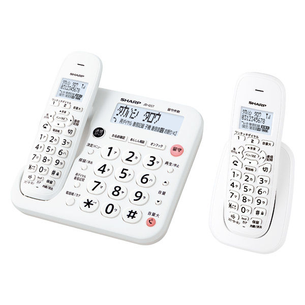 シャープ デジタルコードレス電話機 JDG57CL 1台