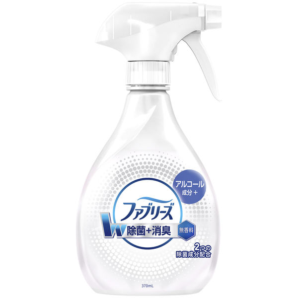 【旧品】P＆G ファブリーズW除菌 無香料 アルコール成分入り 本体 370ml