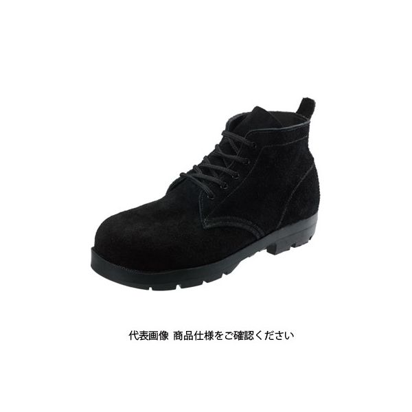 シモン 安全靴(中編上靴) HI22黒床耐熱 24.5 2189890 1足（直送品）