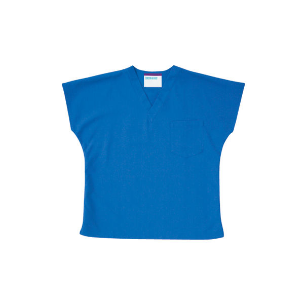 KAZEN（カゼン）スクラブ（男女兼用） 136-91 ブルー 3L 医療白衣（直送品）