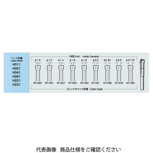 ミニター コレットチャック (1.0) KPー050 KP-050 1個（直送品）