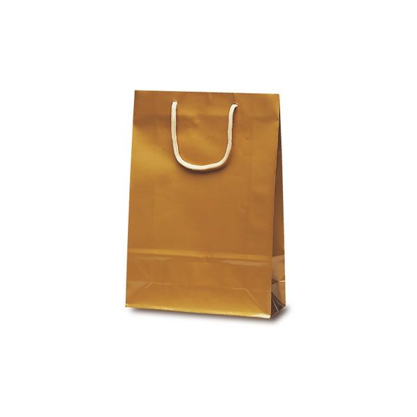 ベルベ 手提げ 紙袋 ナイスバッグ ゴールド 1158 1セット(50枚:10枚×5袋)