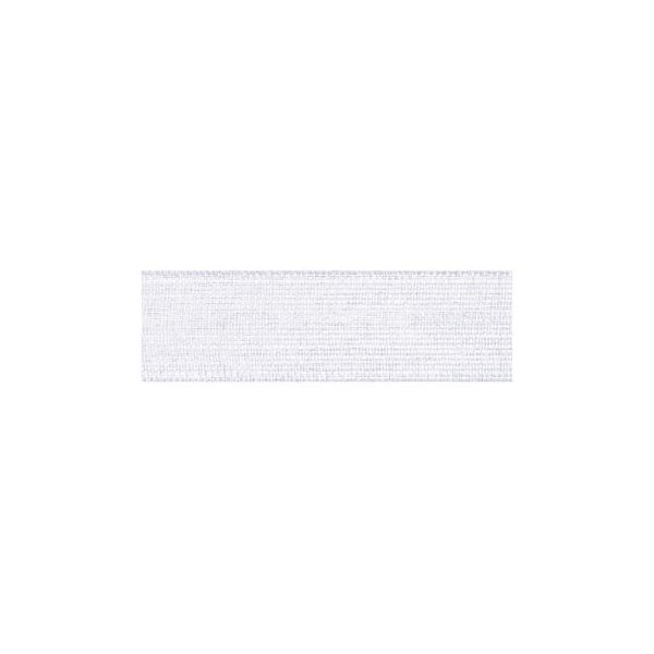 ベルベ リボンオーガンジー♯01ホワイト 12mm×30m 30334 1包：5巻（直送品）
