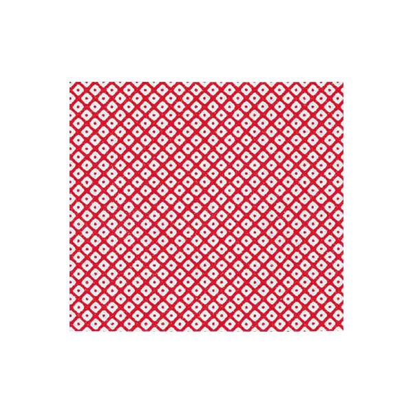 ベルベ ラッピング 240 包装紙 鹿の子（赤） 240 1包：500枚（100×5）（直送品）